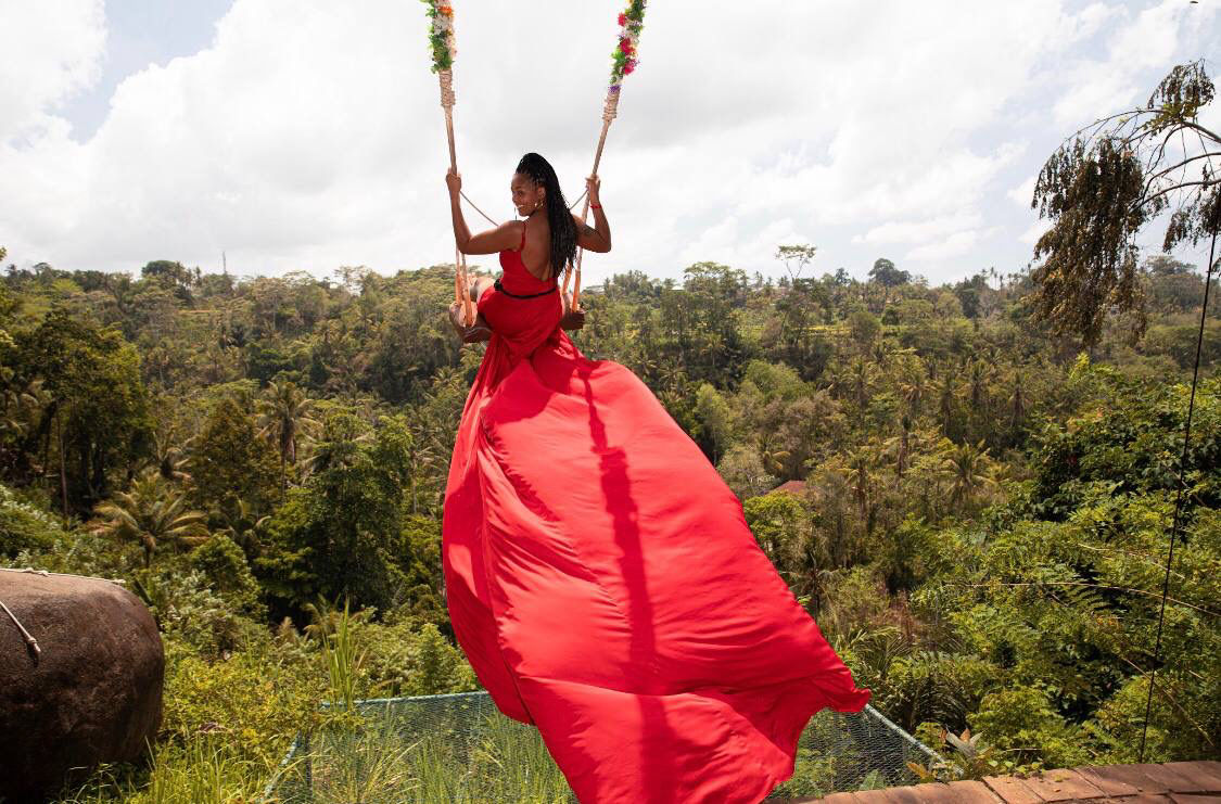 Red dress