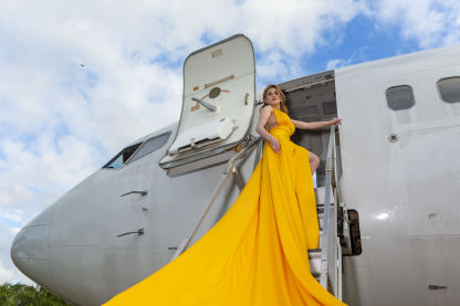 Yellow dress