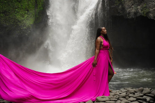 Pink dress