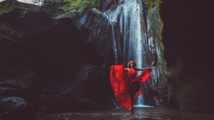 Red dress