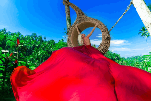 Red dress